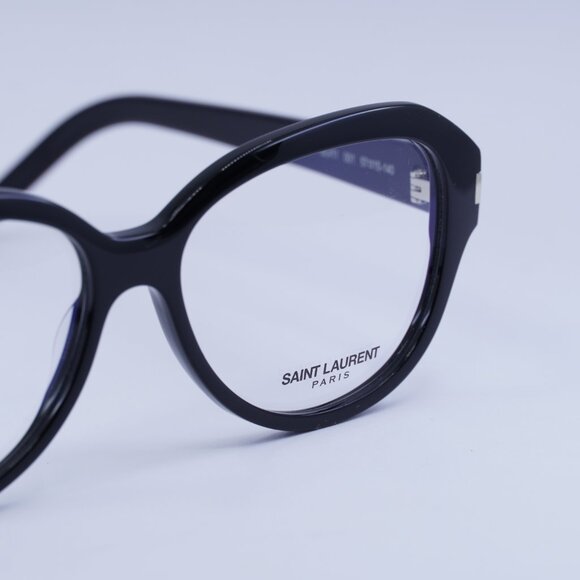 🕶️ New Saint Laurent SL411 001 Eyeglasses - Black Frame 57mm - Picture 7 of 11